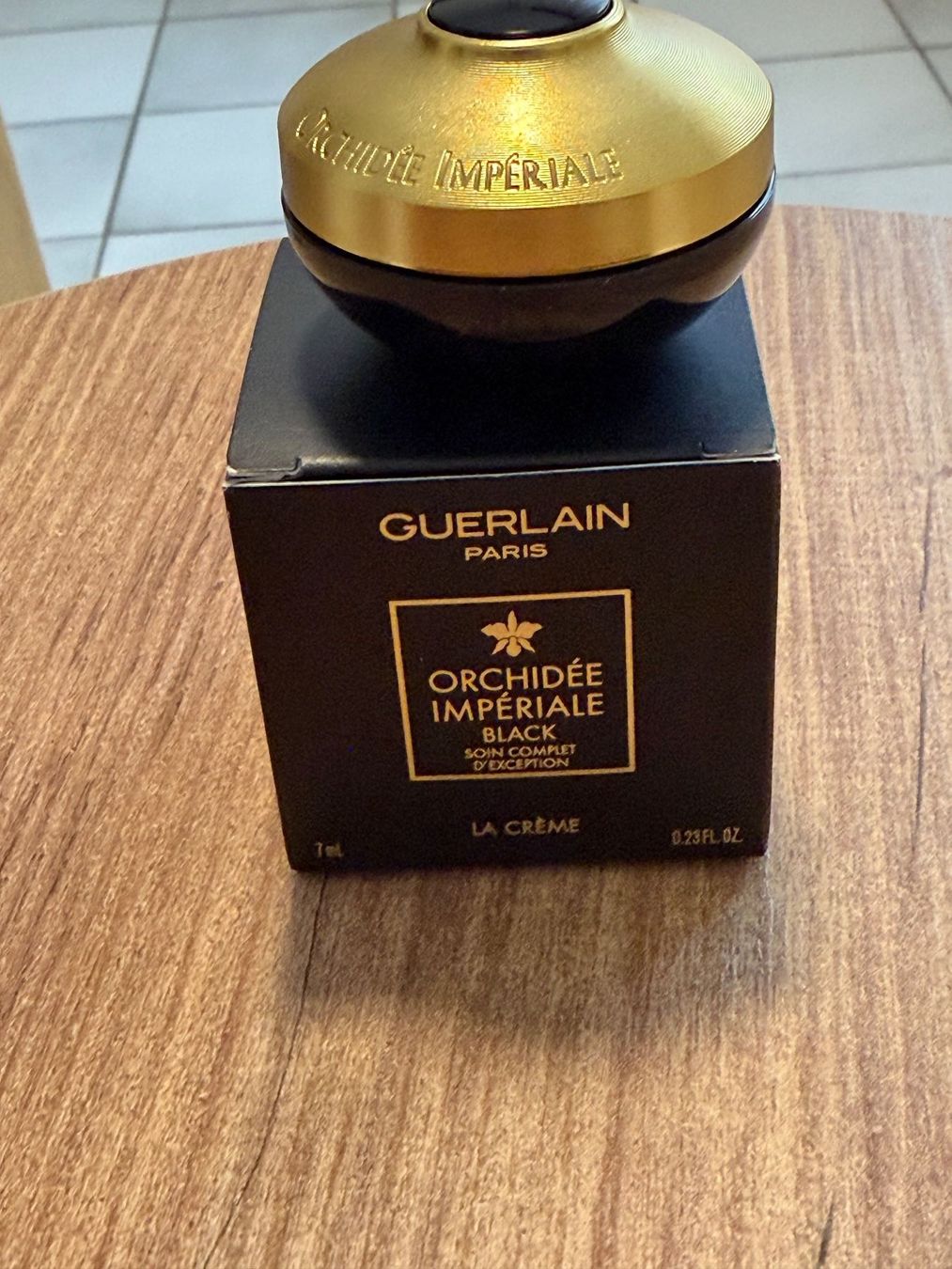 Guerlain Gesichtspflege: Crème Guerlain Orchidée Impériale Black 7ml – Gebraucht aus fey von Caductilometre 1