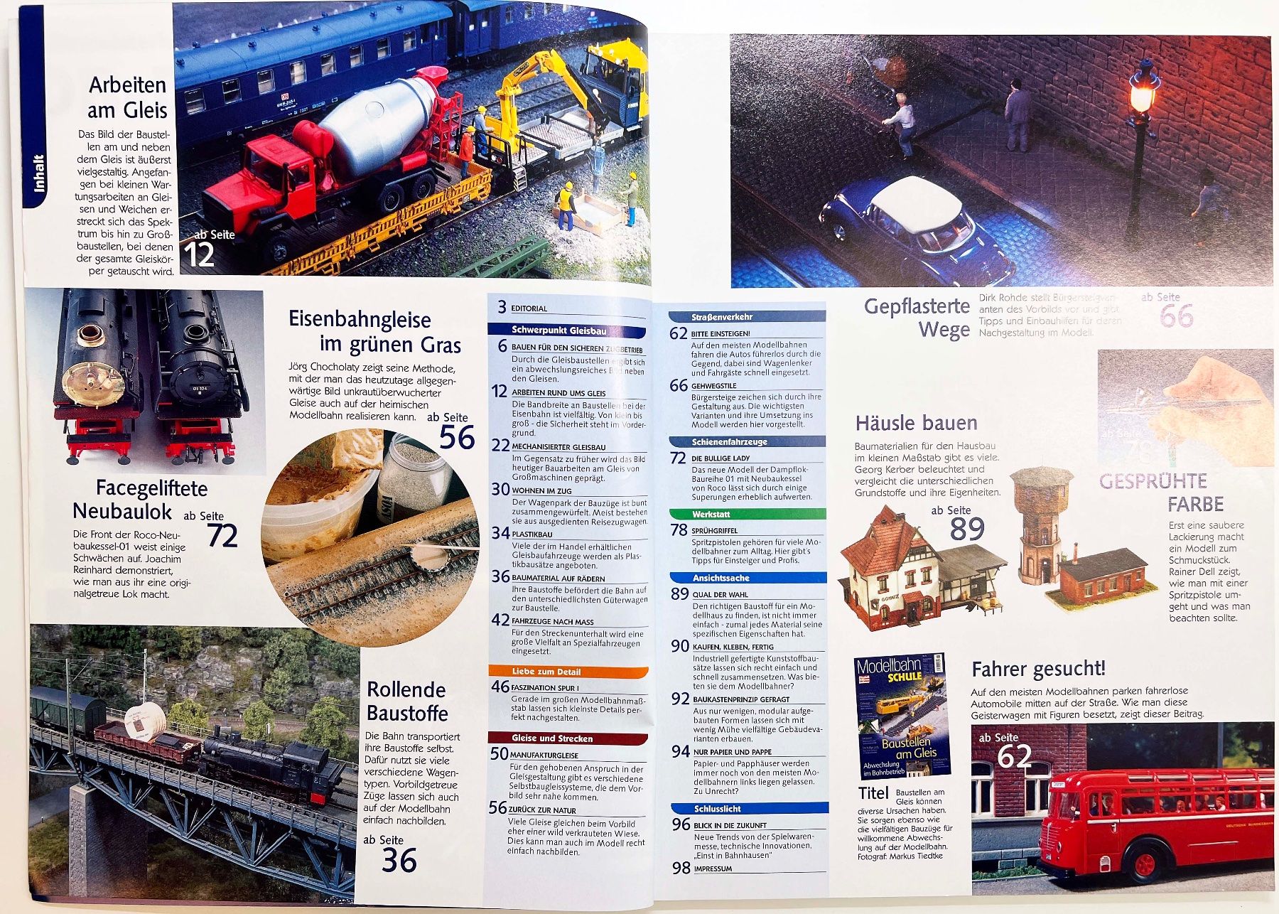 Zeitschriften & Magazine: Modellbahn Schule - 4 Ausgaben – Gebraucht aus Winterthur von zrh_w2kh 9