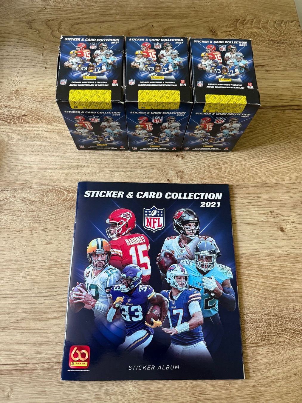 Panini Carte collezionabili: Panini NFL Sticker & Trading Card Collection 2021 Set – Nuovo (secondo la descrizione) da Malters venduto da cap.design_