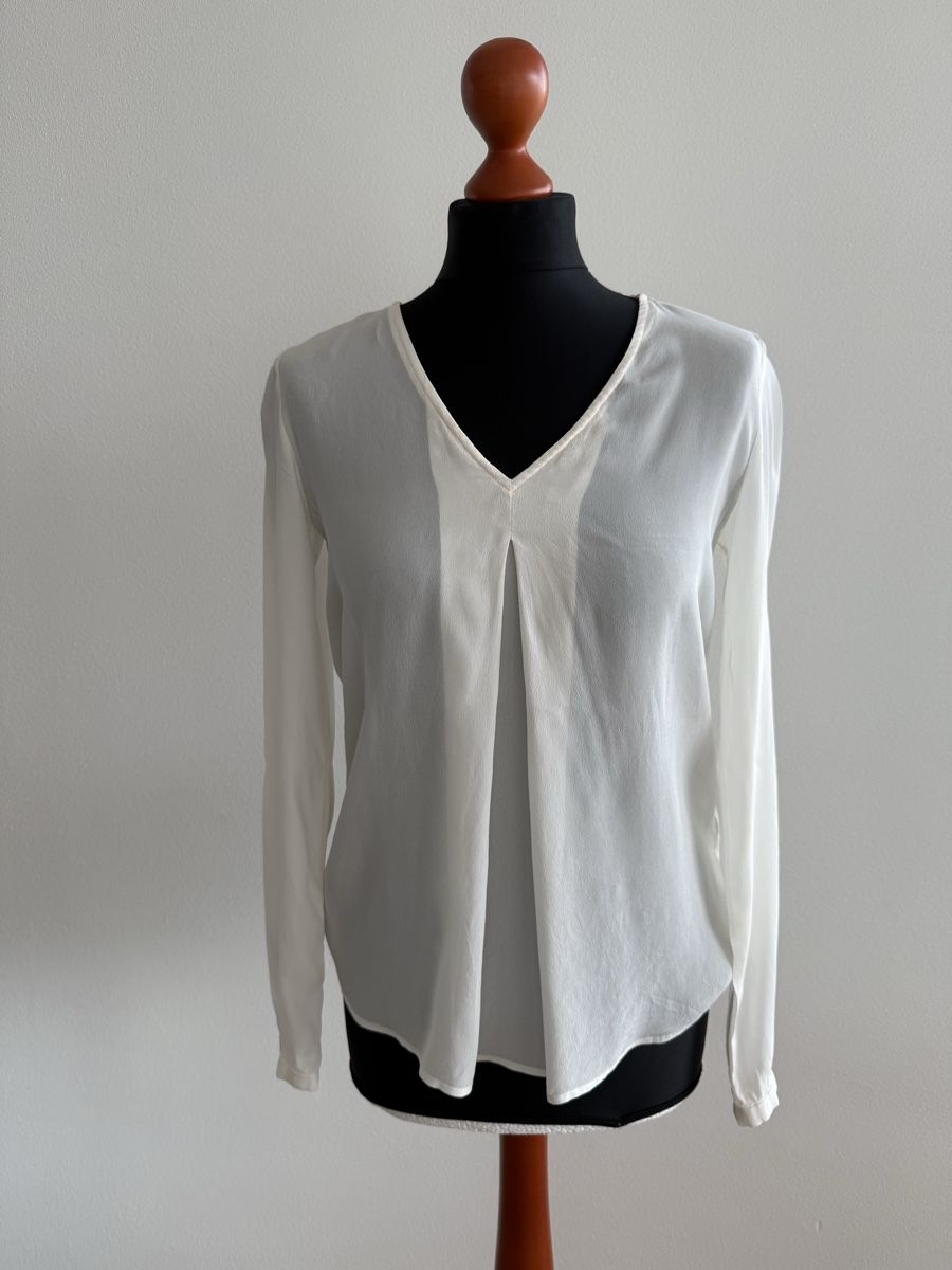 Esprit Camicette: Esprit Bluse Seide Gr. 32 / cremefarben / neuwertig  – Nuovo (secondo la descrizione) da Hergiswil NW venduto da Labello01
