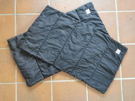 Showmaster; 2 Stk. schwarze Bandagierkissen / -unterlagen