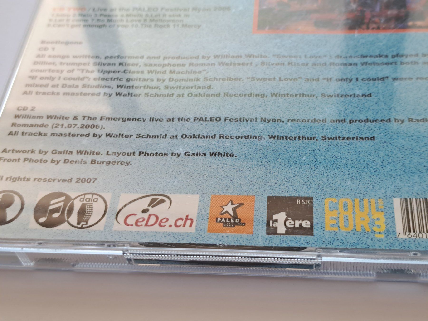 CD: Cd William White - Bootleg One ( CH )  – Usato da Pully venduto da bro_n52j 2