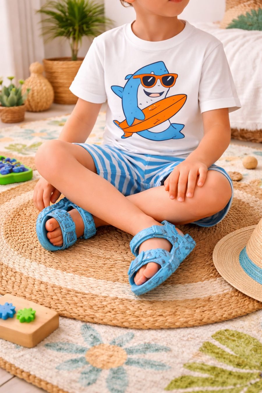 Scarpe per ragazzi: SANDALES ENFANT BLEUES – Usato da Lausanne venduto da mar_6snp