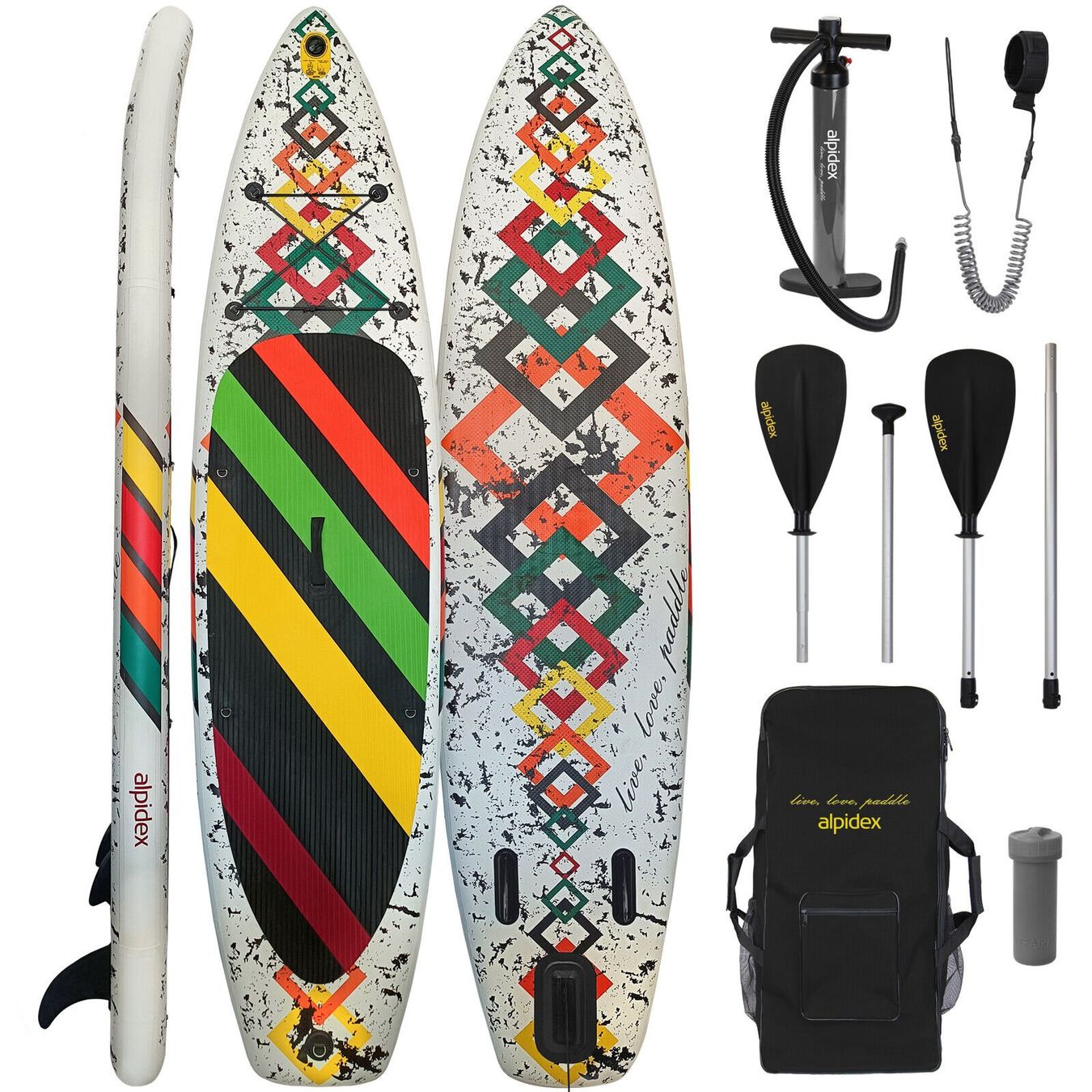 Tavole da surf e di nuoto: Stand up Paddle Board bis 200kg - Komplettset - WHITE – Nuovo e nell'imballaggio originale da Wallenwil venduto da toesstal-vertrieb