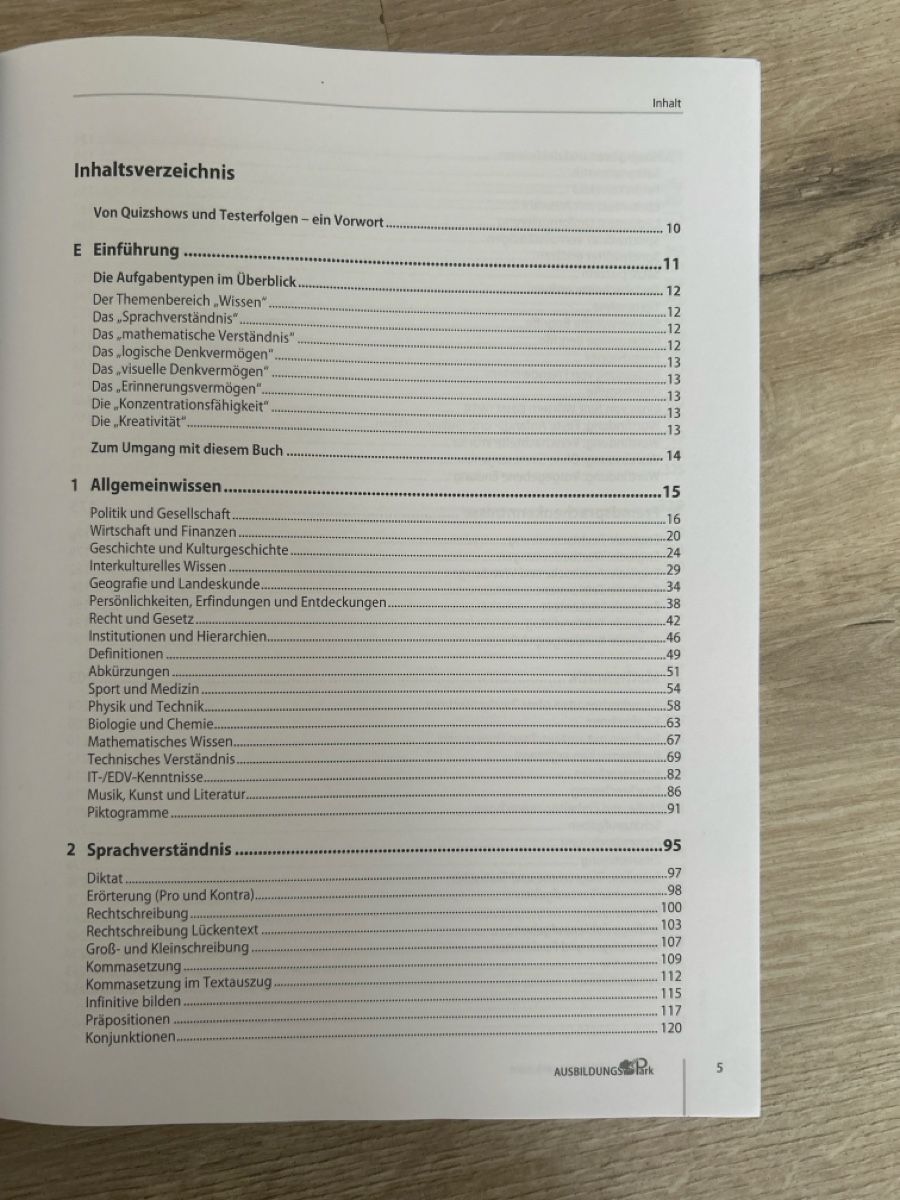 Libri: Trainingsbuch für Eignungstests – Nuovo e nell'imballaggio originale da Egerkingen venduto da sal_gf6d 3