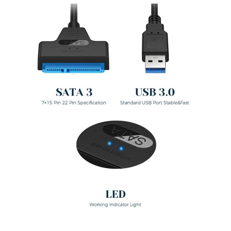 Unità & Adattatore: USB 3.0 zu SATA Adapter Kabel 2,5" Festplatte PC Laptop – Nuovo (secondo la descrizione) da Kirchdorf AG venduto da Apost008 1