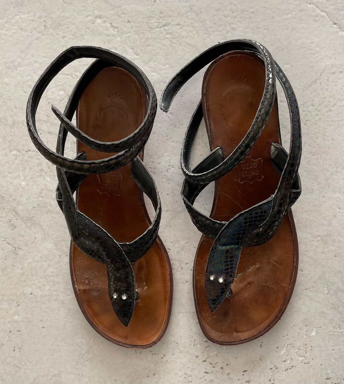 Chaussures femmes: Schlangen-Zehenschuh – D'occasion à Zürich par Mumpfi9