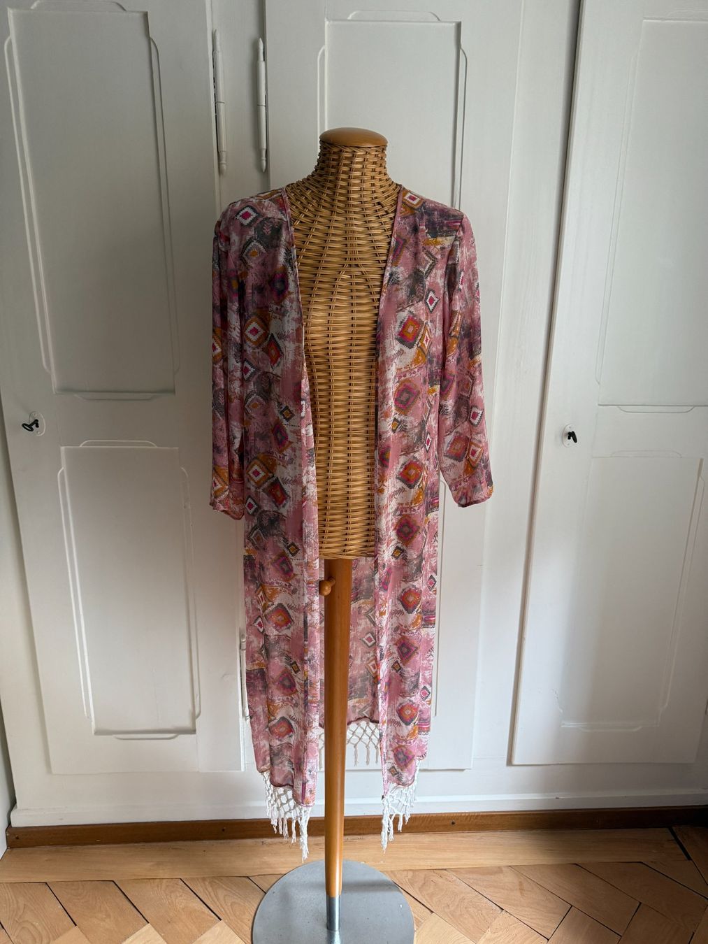 Tom Tailor Vestes: TOM TAILOR - Chiffon Jäckchen rosa gemustert S – D'occasion à Zürich par Diazaio