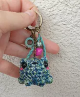 Amigurumi Schlüsselanhänger häckeln Frosch Kawai