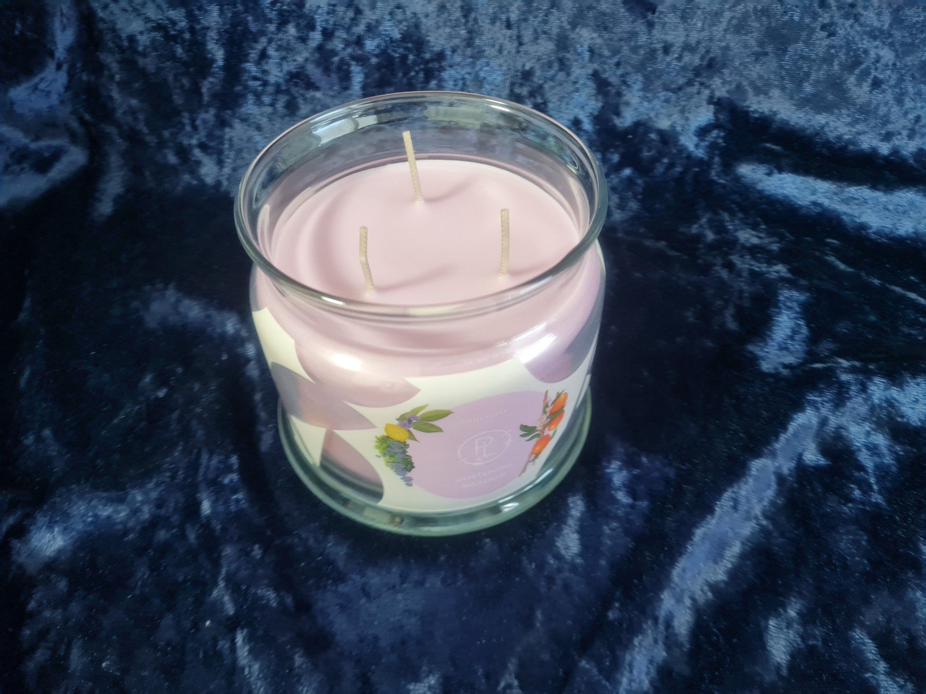 Partylite Bougies: PartyLite - 3-Docht-Glas Glistening Meadow – Neuf avec emballage d'origine à Othmarsingen par Kleibai 1