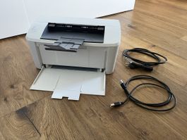 Laserdrucker HP LaserJet Pro M15w weiss gebraucht 