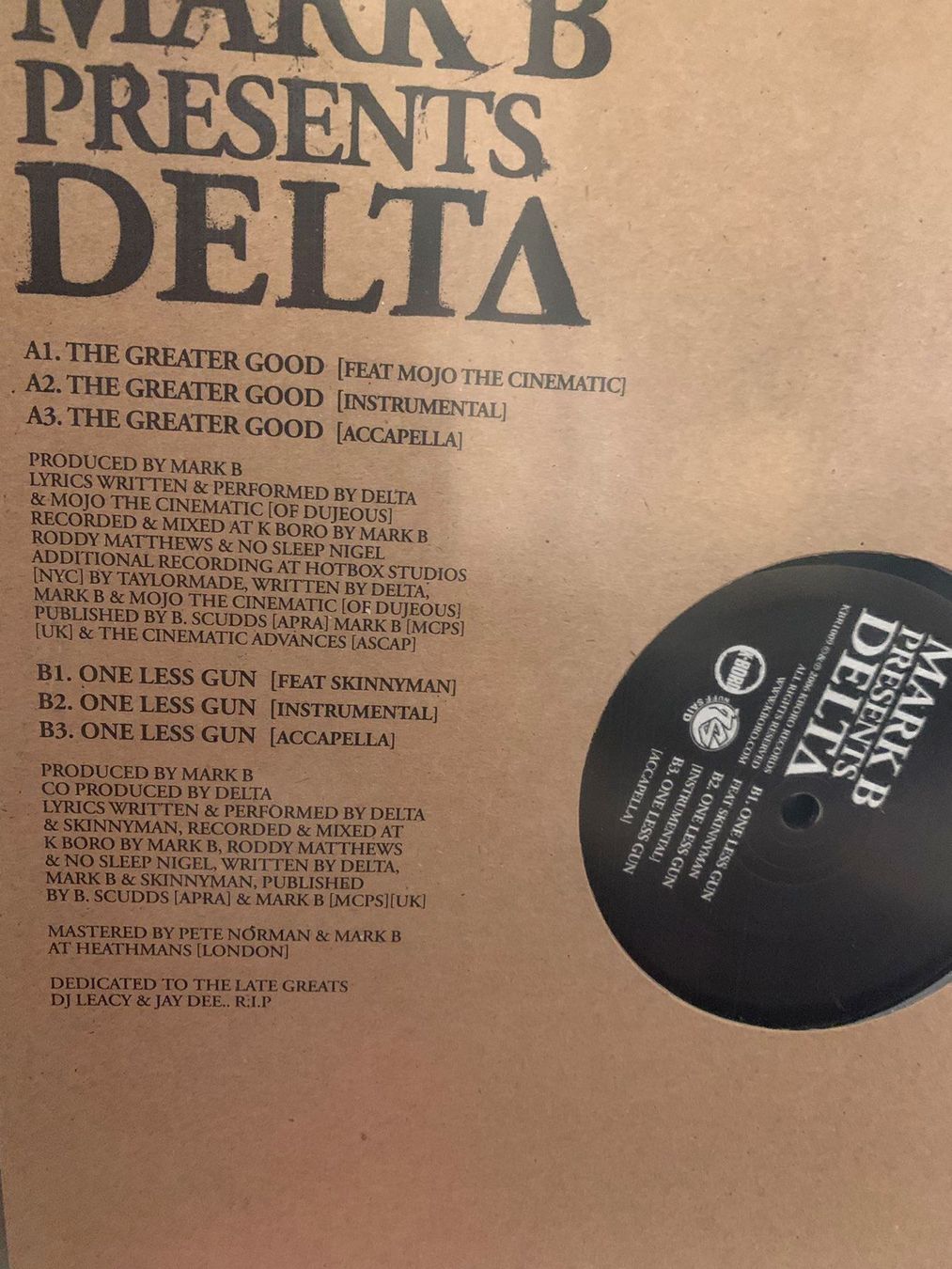 Dischi in vinile: Mark B, Delta schallplatten – Nuovo (secondo la descrizione) da Genève venduto da yoww123 3