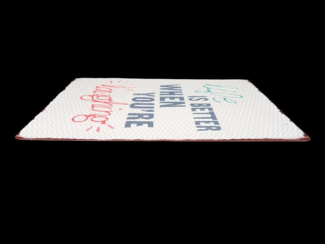 Insegne: Schild "Life is better when you're laughing" – Usato da Hünenberg venduto da Restwert_Zug 5