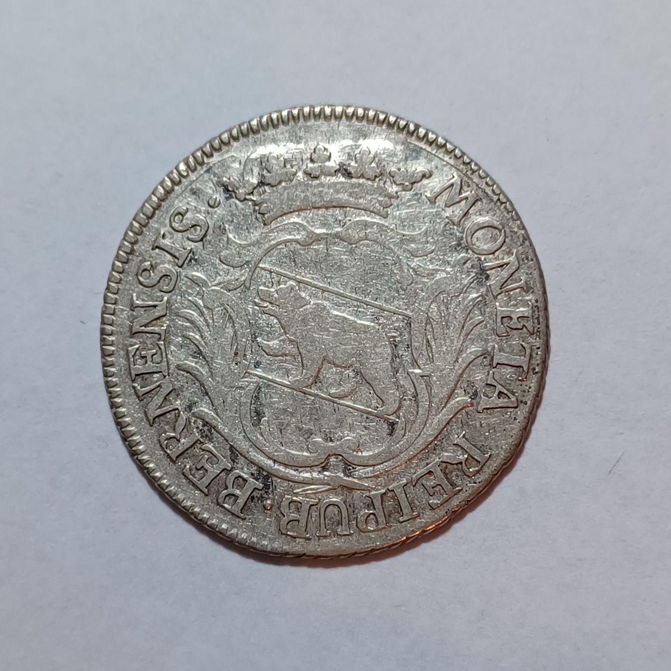 Tutti le monete: 20 Kreuzer 1755 Bern – Usato da Pfäffikon ZH venduto da Schweizer_Muenzen 1