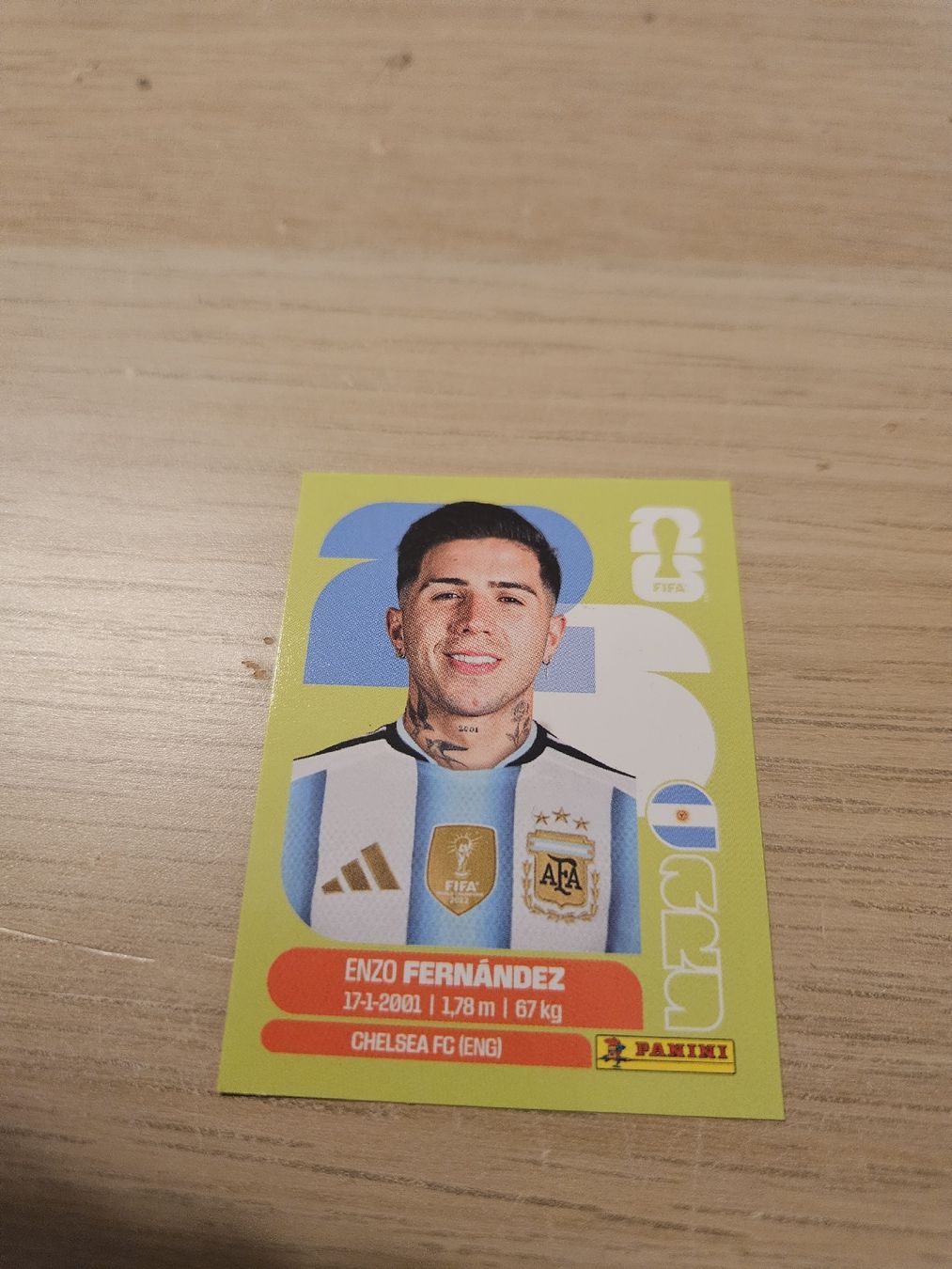 Panini Carte collezionabili: Panini WM 2026 ARG 8 – Nuovo (secondo la descrizione) da Genève venduto da jerdinho1209
