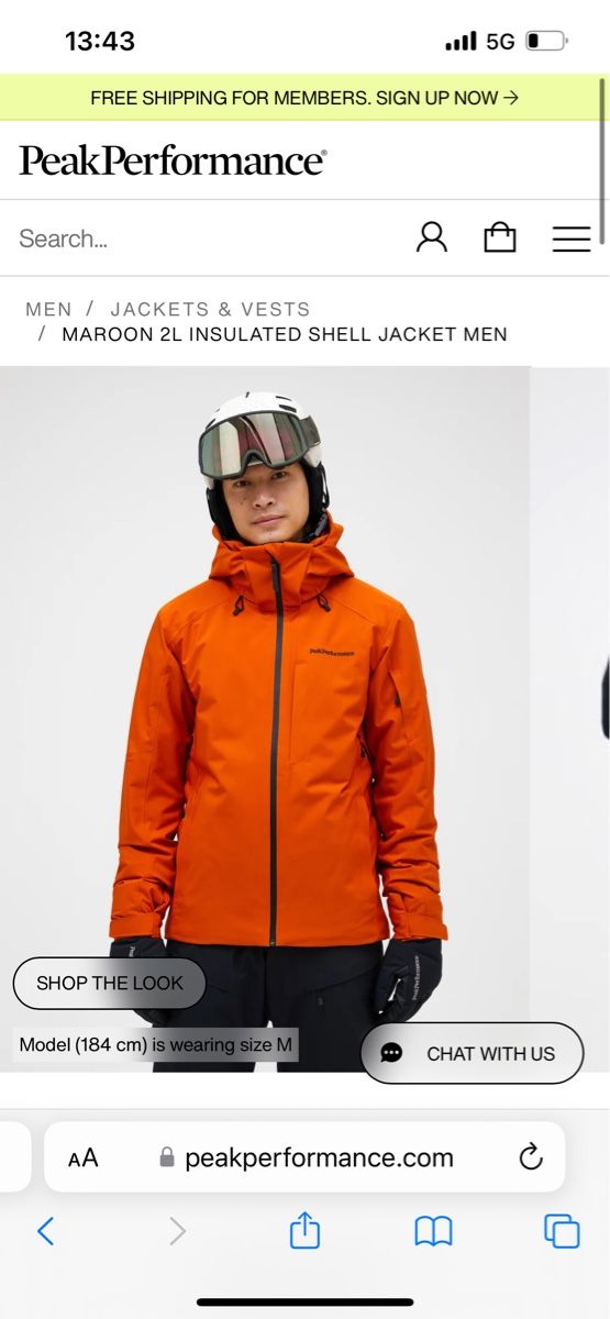 Peak Performance Giacche: Peak Performance Maroon 2L Ski Jacket Men – Nuovo (secondo la descrizione) da Zürich venduto da AlineCr 5