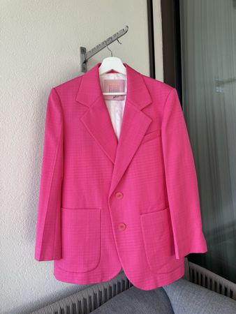 Sandro Blazer in Neonpink, Gr. 38 – neuwertig