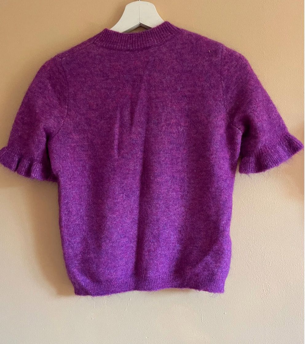 Sezane Maglioni & Felpe: Sézane - Pull Mindy Violet Chiné – Usato da Locarno venduto da tabe22979 1