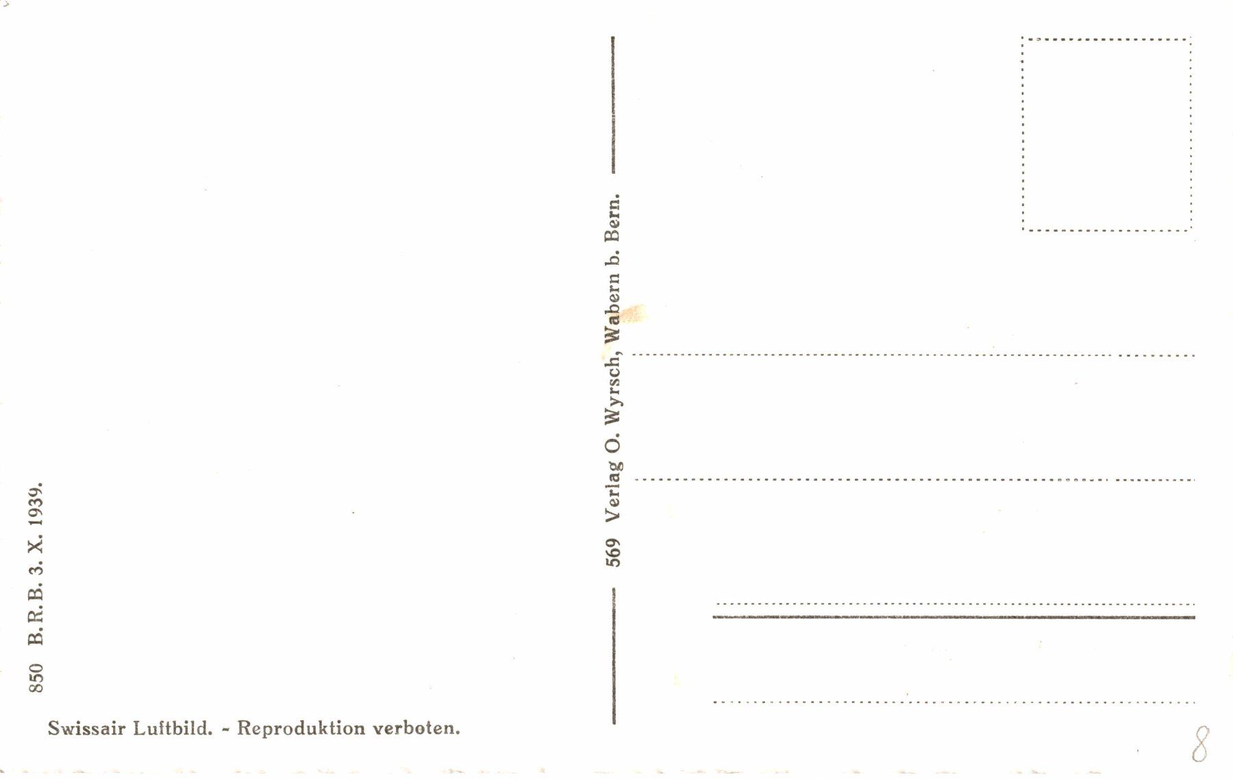 Cartoline postali: Fliegeraufnahme Malans – Usato da Bronschhofen venduto da Astore 1