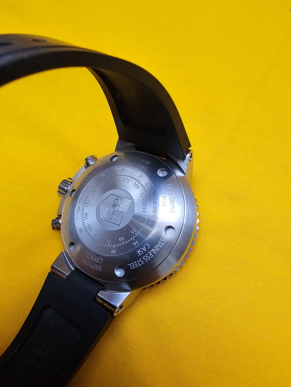 Oris Orologi: Rare ORIS Aquis Depth Gauge Chronograph Fullset – Nuovo (secondo la descrizione) da Obergerlafingen venduto da Swissfreak 3