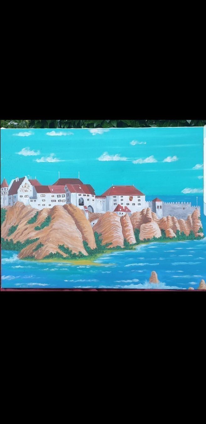 Dipinti: Schloss Lenzburg am Meer - Hingucker - – Nuovo (secondo la descrizione) da Staufen venduto da jasminm01 2
