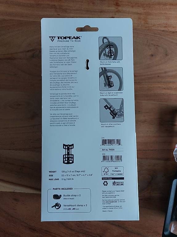 Topeak Fahrradhalterungen: Topeak VersaCage 2x Neu – Neu und originalverpackt aus Unterterzen von ben_nr2t 2
