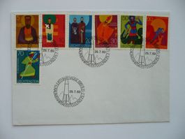 FL 29.7.69 Luft- & Raumfahrt Ausstellung SBK 421 - 427