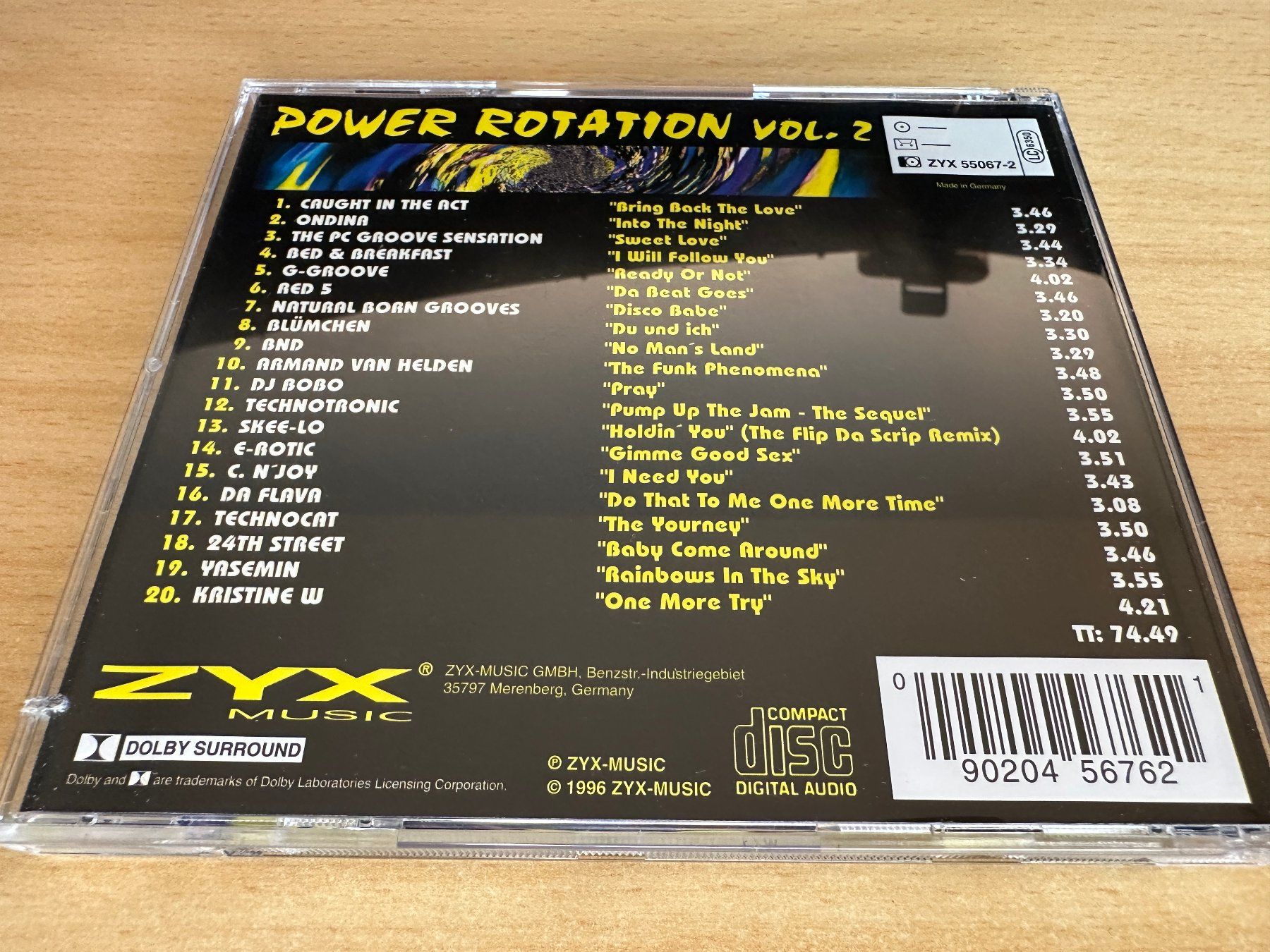 CD: Various – Power Rotation Vol. 2 – Usato da Rikon im Tösstal venduto da Alpenmutz 1