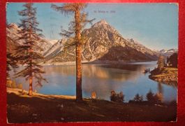 Livigno il nuovo lago 1973