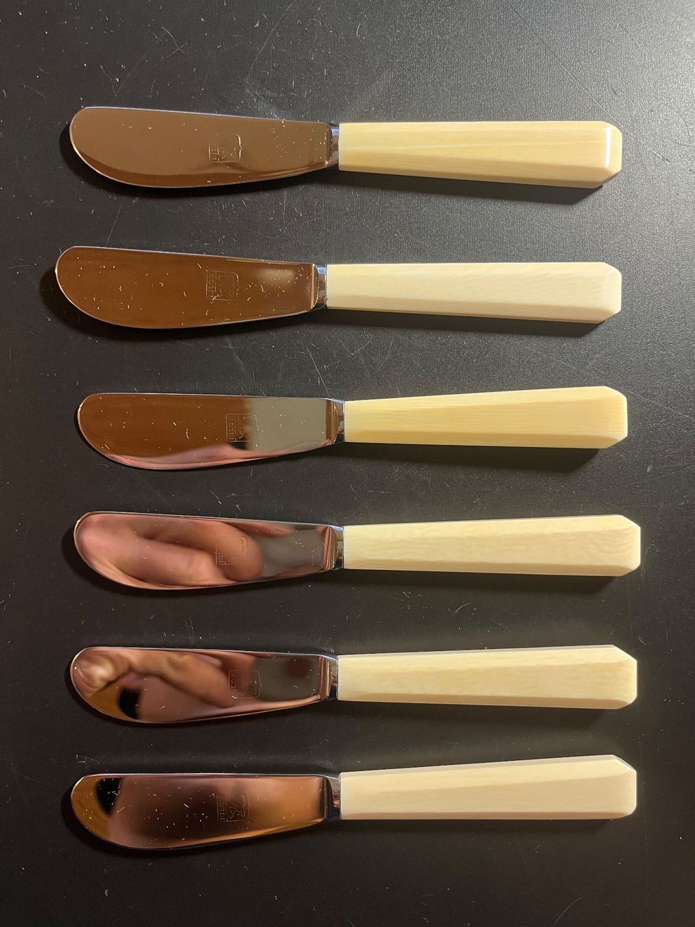 Posate: Buttermesser Elfenbein farbig – Nuovo (secondo la descrizione) da Madiswil venduto da nofox222 2
