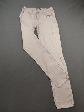 KHAAN | pantalon skinny beige taille basse stretch | XXS f.