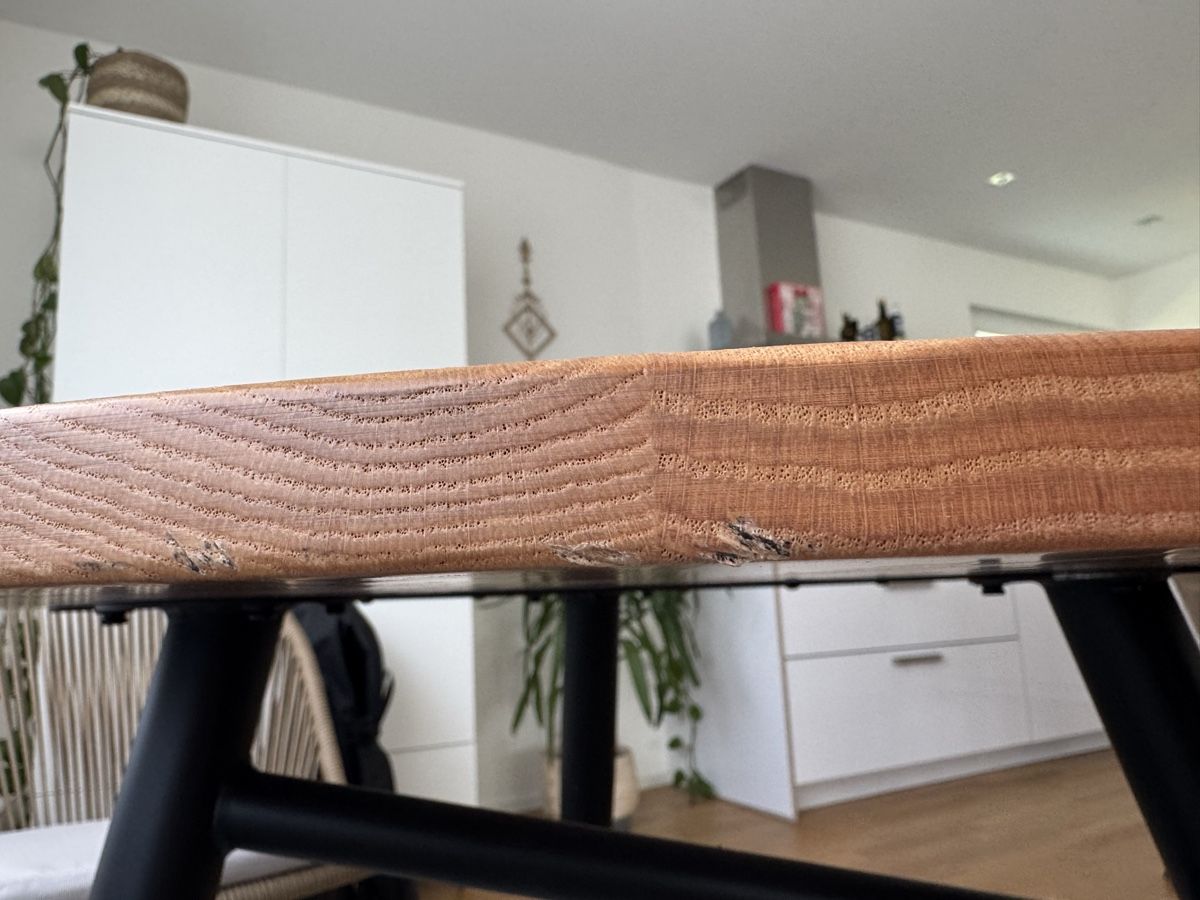 La Redoute Tavoli: LaRedoute Crueso Tisch rund 90cm, Eiche Holz schwarz – Usato da Küsnacht ZH venduto da Van_6lmf 5