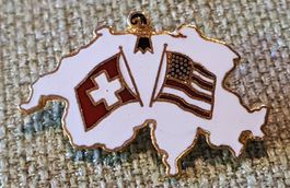 J298 - Pin Basel Schweiz USA Amerika