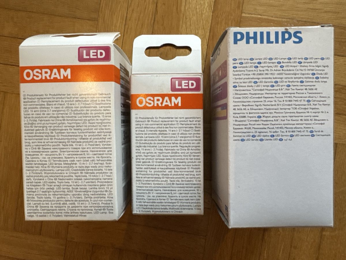 Osram Lampade: 3 LED Glühbirnen / Neu - OVP – Usato da Herzogenbuchsee venduto da TCG-High-Quality 3