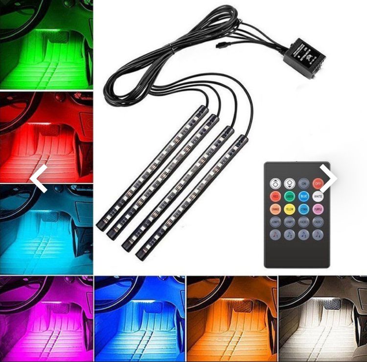 EOPUOZS 6x Kabellose LED Lichter - 8 Farben Mit Fernbedienung