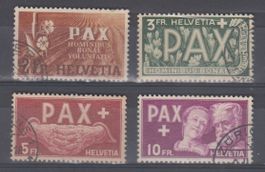 Timbres Pax n° 271 - 274 oblitérés (670.--)
