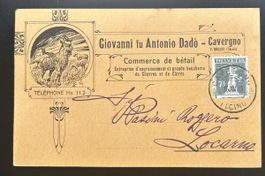 Firmenkarte Carvergno TI 
