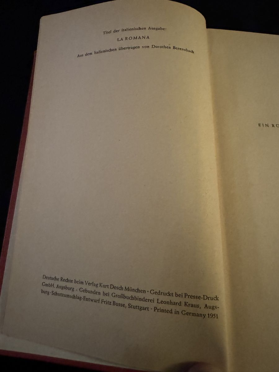 Libri: Alberto Moravia - Adriana – Usato da Erstfeld venduto da Mario_boe0 2