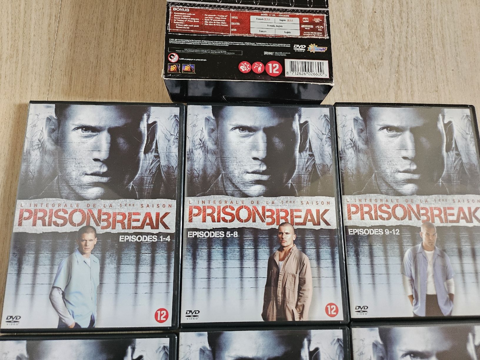 Alle DVDs: Prison Break - L'intégrale saison 1 - DVD - Comme neuf! – Gebraucht aus La Joux FR von car_ck96 3