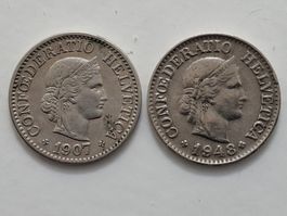 10 Rappen (1907 & 1948)