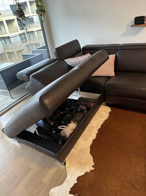 Divani: Sofa (Leder Schlafsofa) – Usato da Glattpark(Opfikon) venduto da teo_8668 2