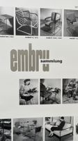 EMBRU Designklassiker Stahlrohrmöbel Übersichtsposter 99x67