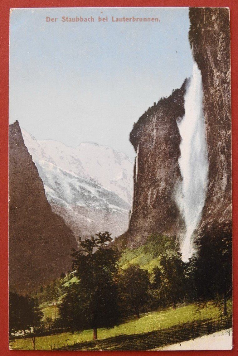 Cartoline postali: Staubbach bei Lauterbrunnen ! – Usato da Rain venduto da 999-800-K