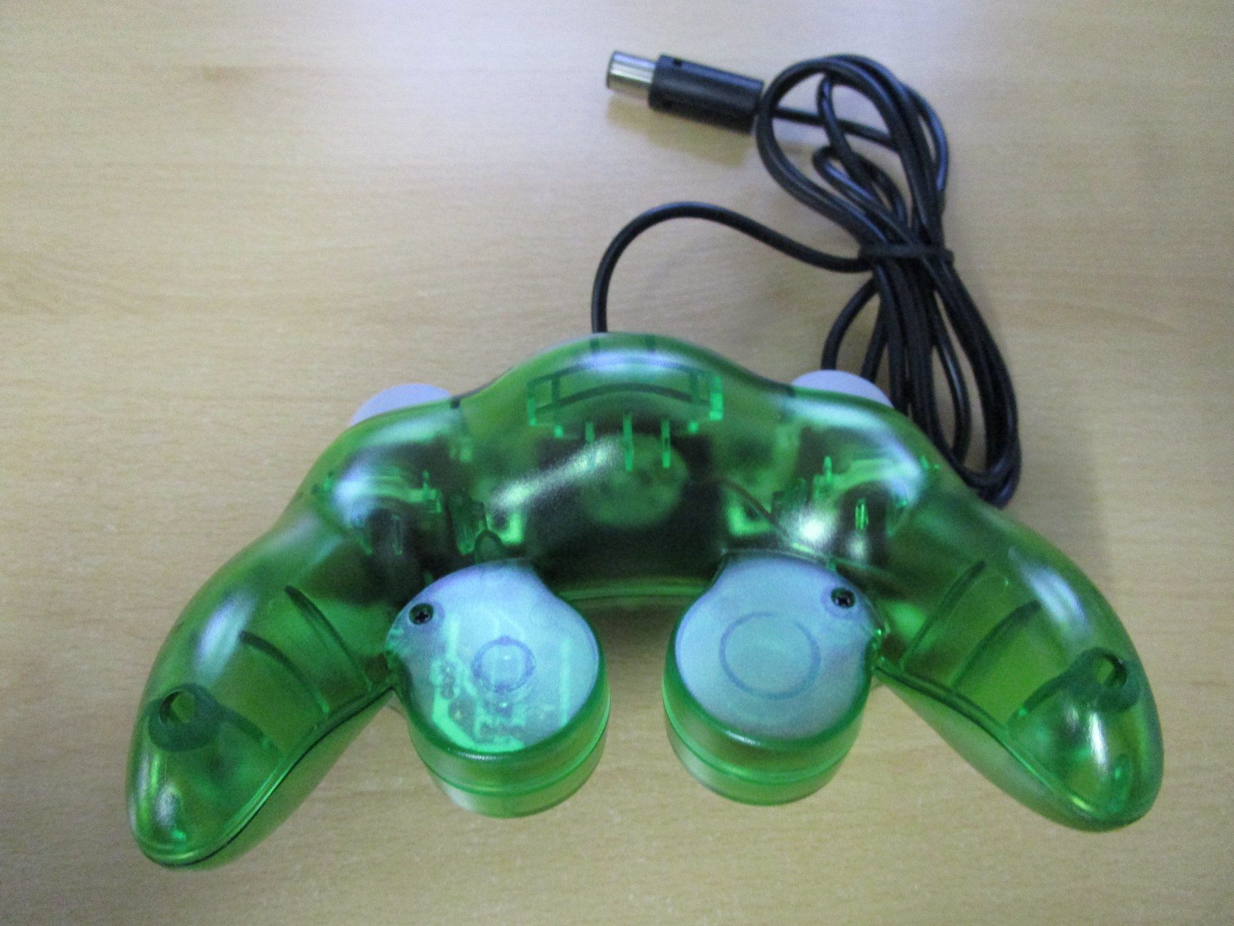 Controller: Game Cube Controller Joypad clear green transparent grün NEU – Nuovo (secondo la descrizione) da Goldau venduto da agestuffer 2