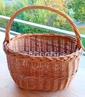 Handgemachter Schweizer Vintage Weide Einkaufskorb Deko🍂