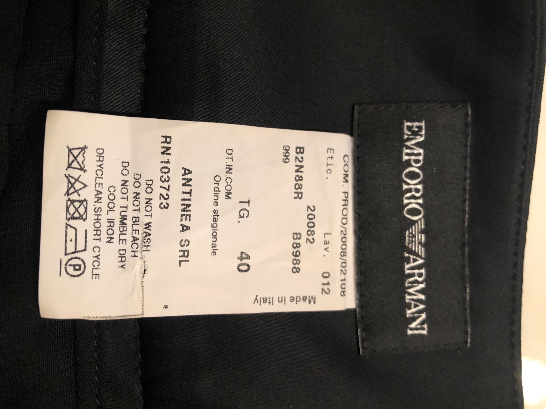 Armani Röcke: Emporio Armani Jupe aus Samt – Neu (gemäss Beschreibung) aus Jenins von Pocahontas013 1
