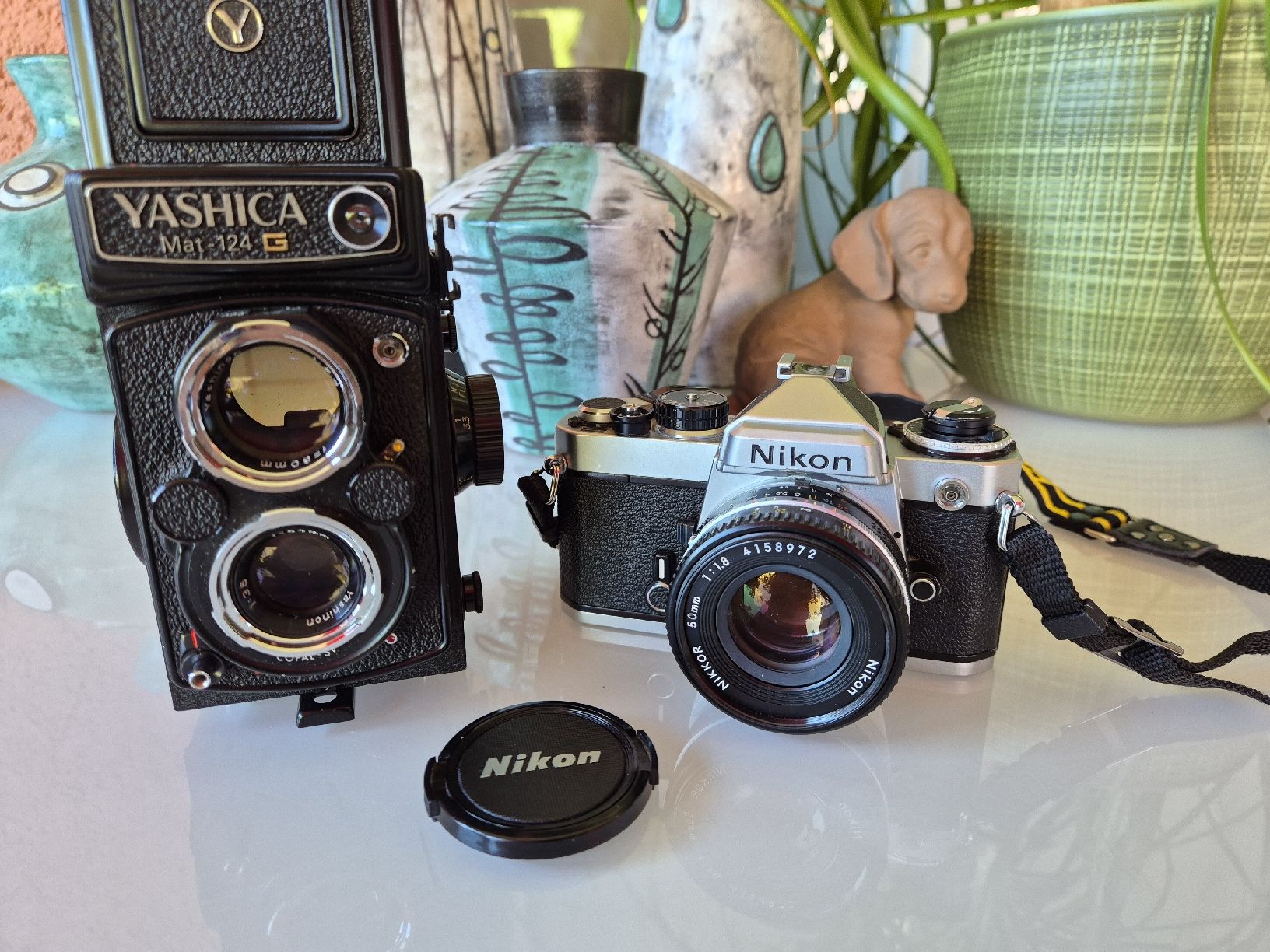 Yashica Kamera: Yashica Mat 124 G + Nikon FE – Gebraucht aus Frauenfeld von caspar1980