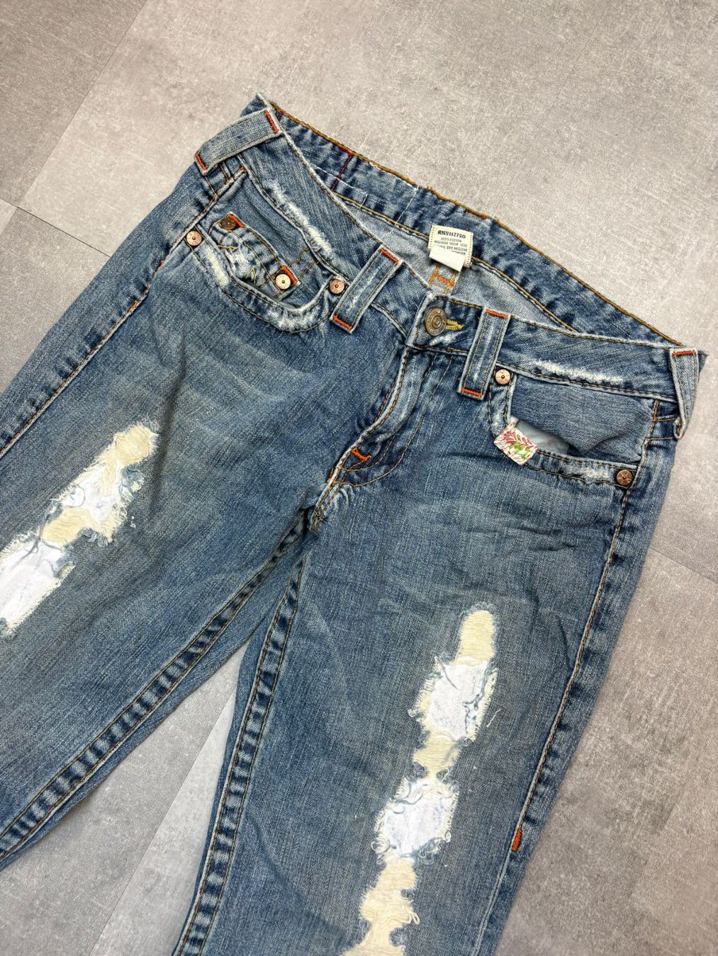 True Religion Jeans: True Religion Bootcut Flared Jeans - Grösse M/30 – Usato da Werdenberg venduto da hase.vintage 3
