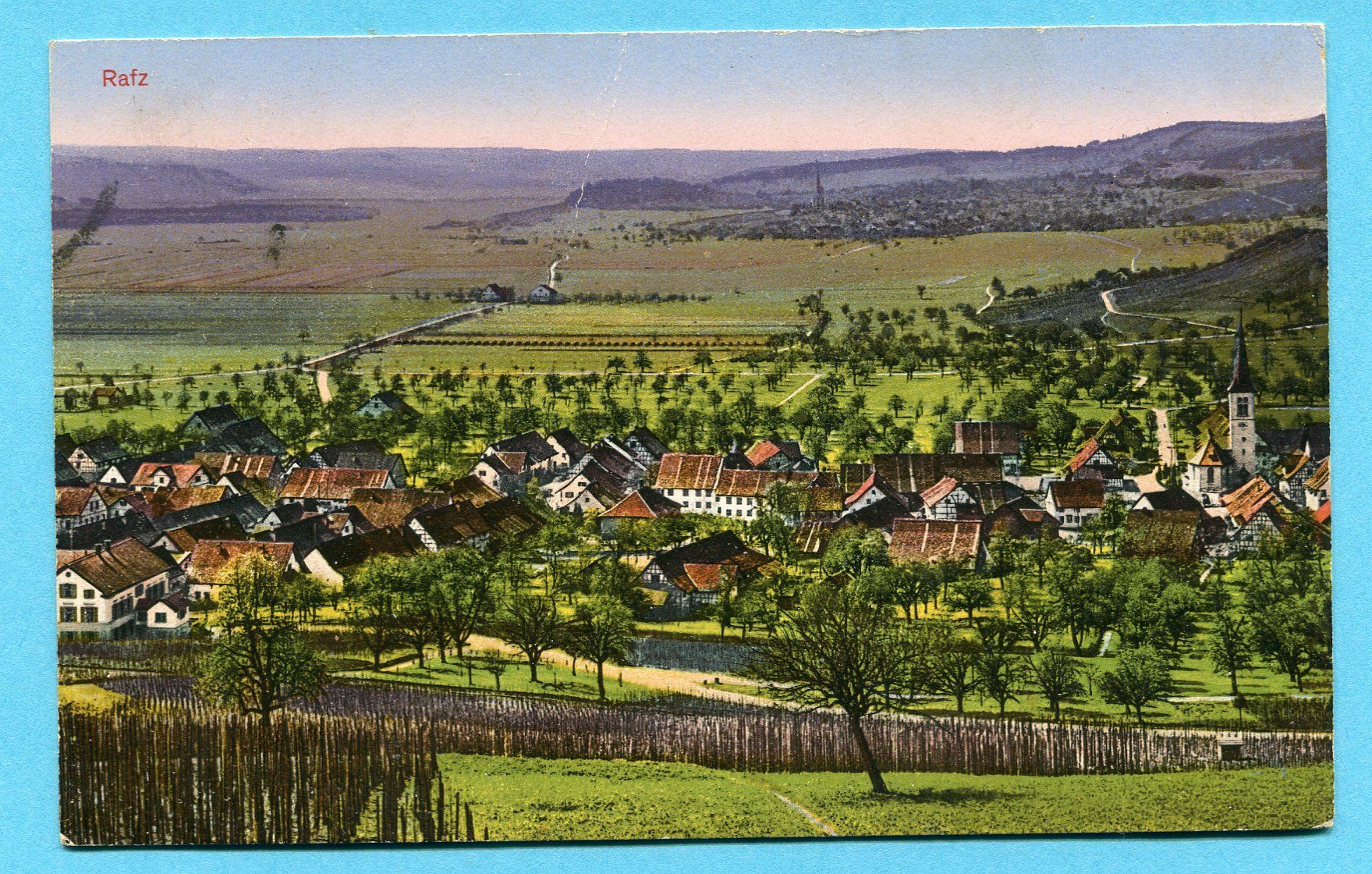 Cartoline postali: Rafz 1919 – Usato da Opfikon venduto da Prophila
