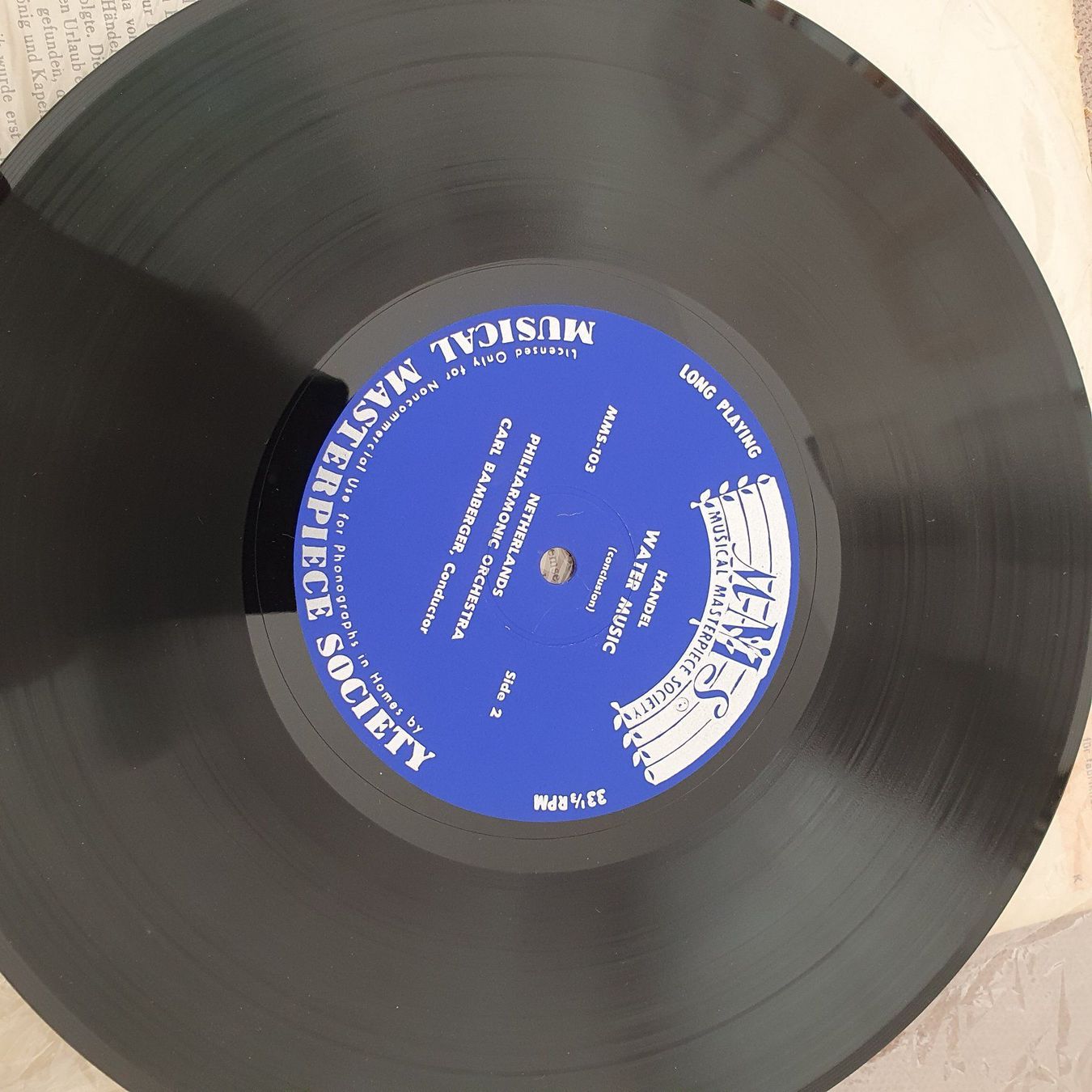 Dischi in vinile: Händel Wassermusik LP – Usato da Chur venduto da BettinaOlczyk 3